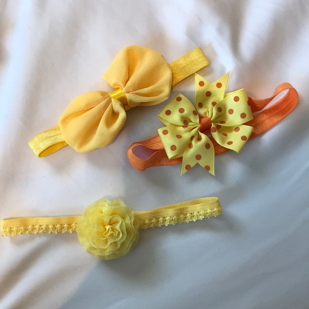 Yellow headbands